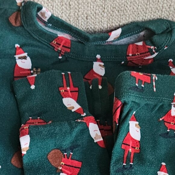 GAP Kids Santa Pattern PJ Set - Picture 2 of 5